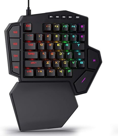  StrikePad K42 RGB One-Handed Mechanical Gaming Keypad – Brown Switches, Macro Control, Detachable Wrist Rest</br>Dominate with One Hand. Precision Play. Built for Champions.
